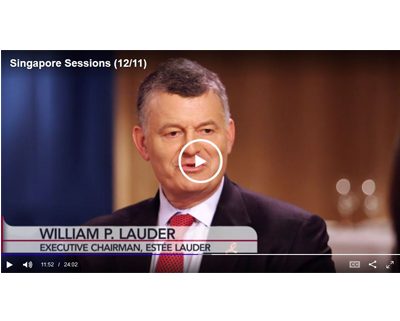 Interview with William Lauder of Estee Lauder Corp, Anfre Illy of Illy Cafe and Linda Liu of Bloomberg TV