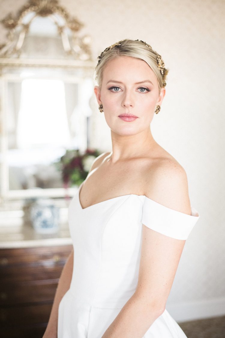 Bride at Womens Athletic Club Chicago. Makeup by Fine Makeup Art & Associates