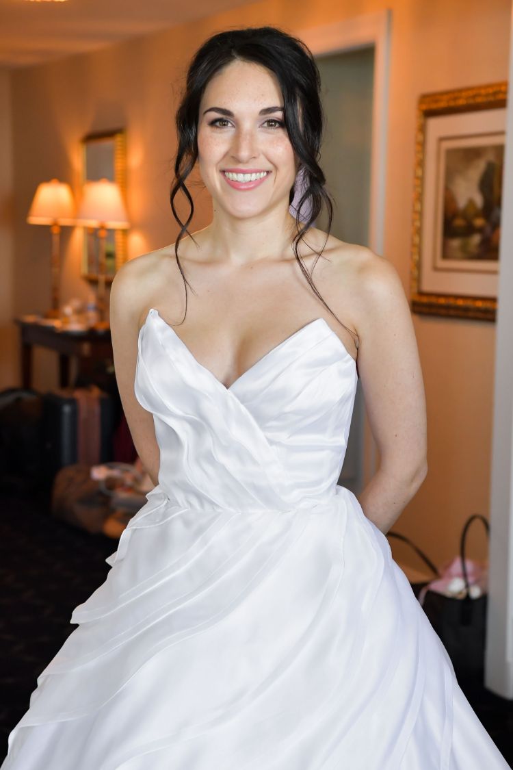 Bridal makeup at The Drake Hotel Chicago