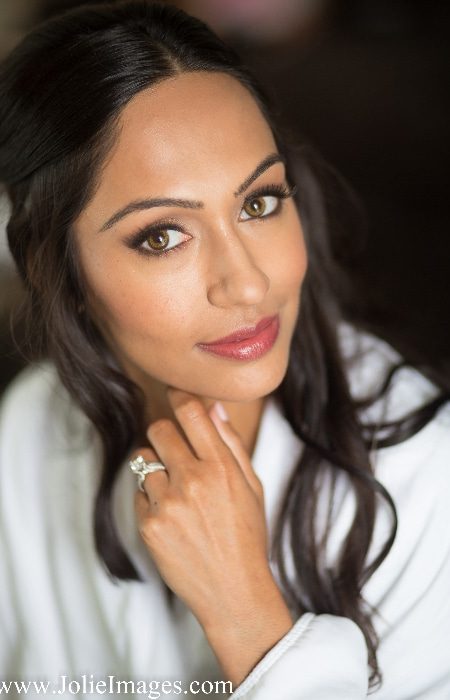 Bride wearing a Natural Glam makeup look on her wedding day at The Waldorf Astoria Chicago